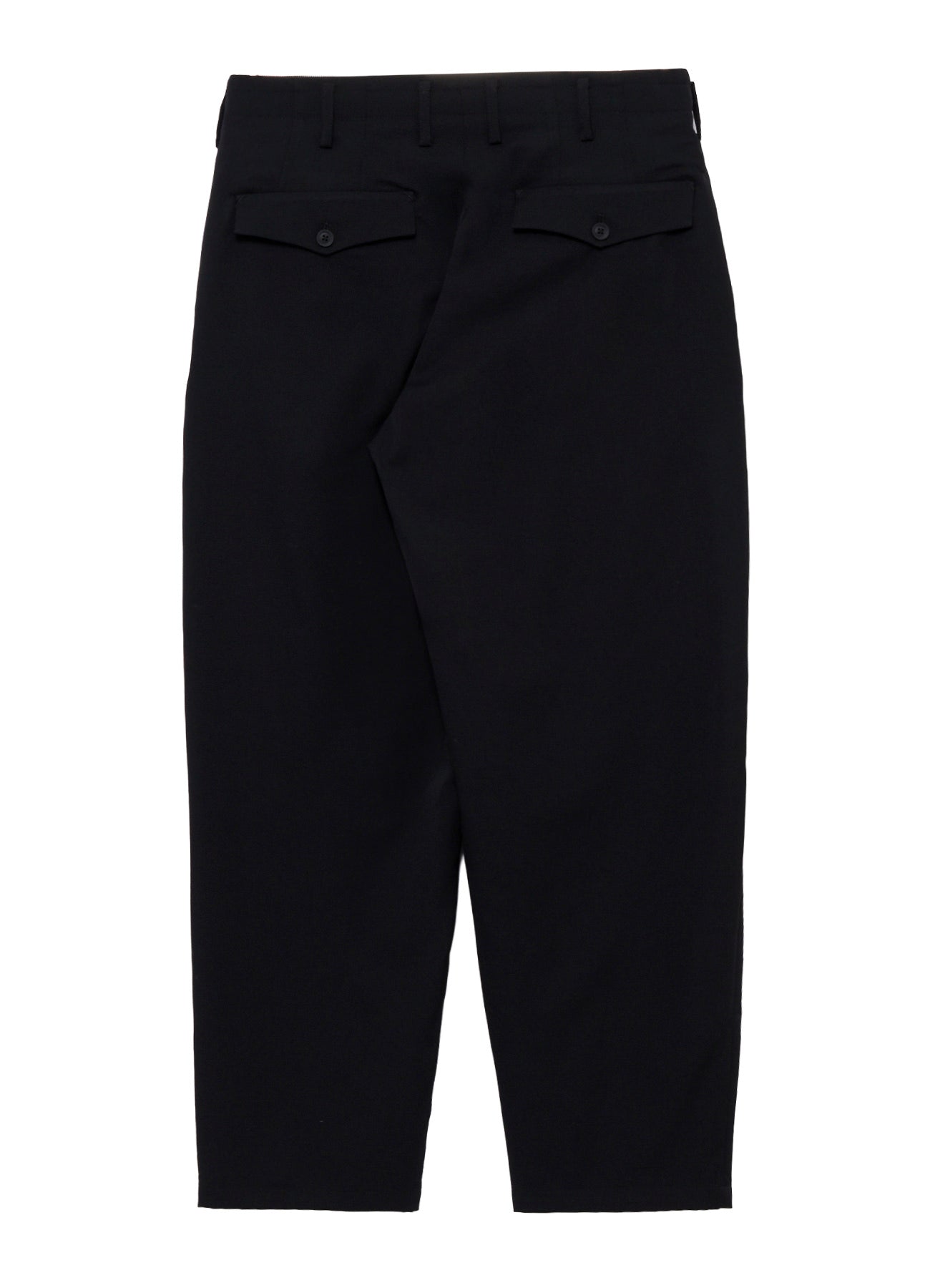 WOOL GABARDINE 2TUCKS SUIT PANTS