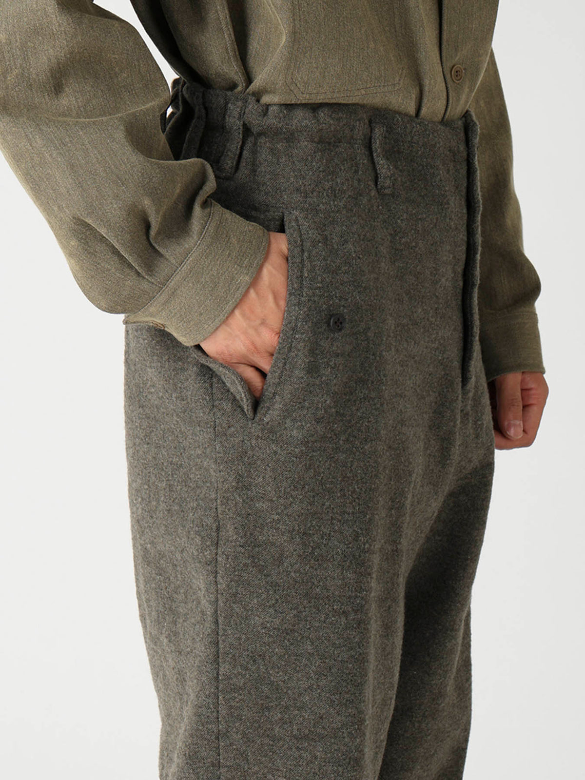 ARMY BLANKET FLAP POCKET PANTS