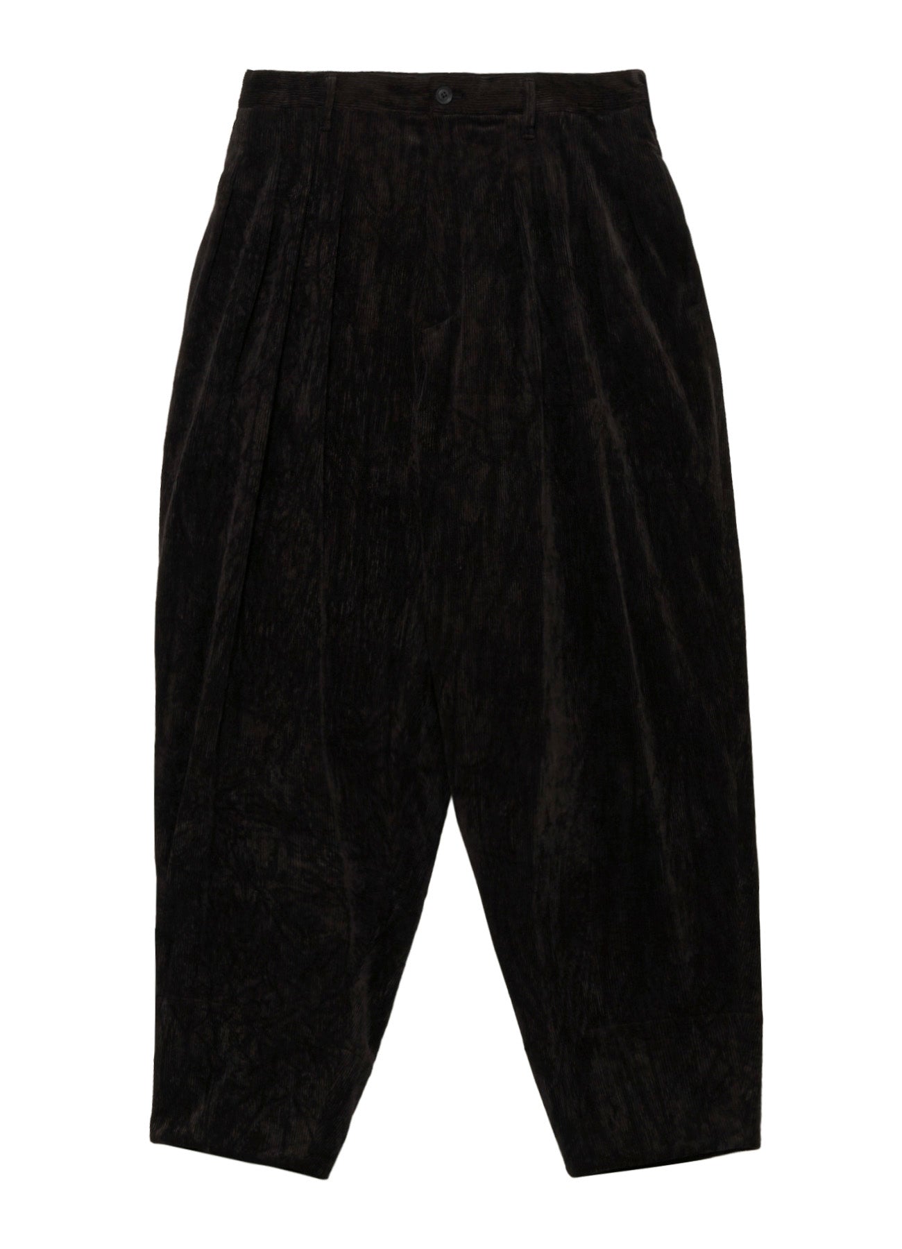 C/RY CORDUROY PIGMENT WASH STACKED HEM PANTS