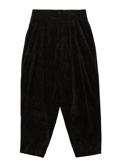 C/RY CORDUROY PIGMENT WASH STACKED HEM PANTS