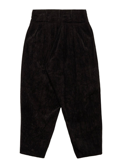 C/RY CORDUROY PIGMENT WASH STACKED HEM PANTS