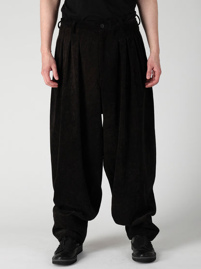 C/RY CORDUROY PIGMENT WASH STACKED HEM PANTS