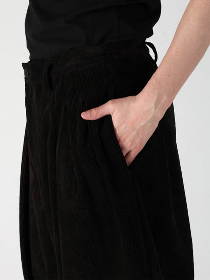 C/RY CORDUROY PIGMENT WASH STACKED HEM PANTS