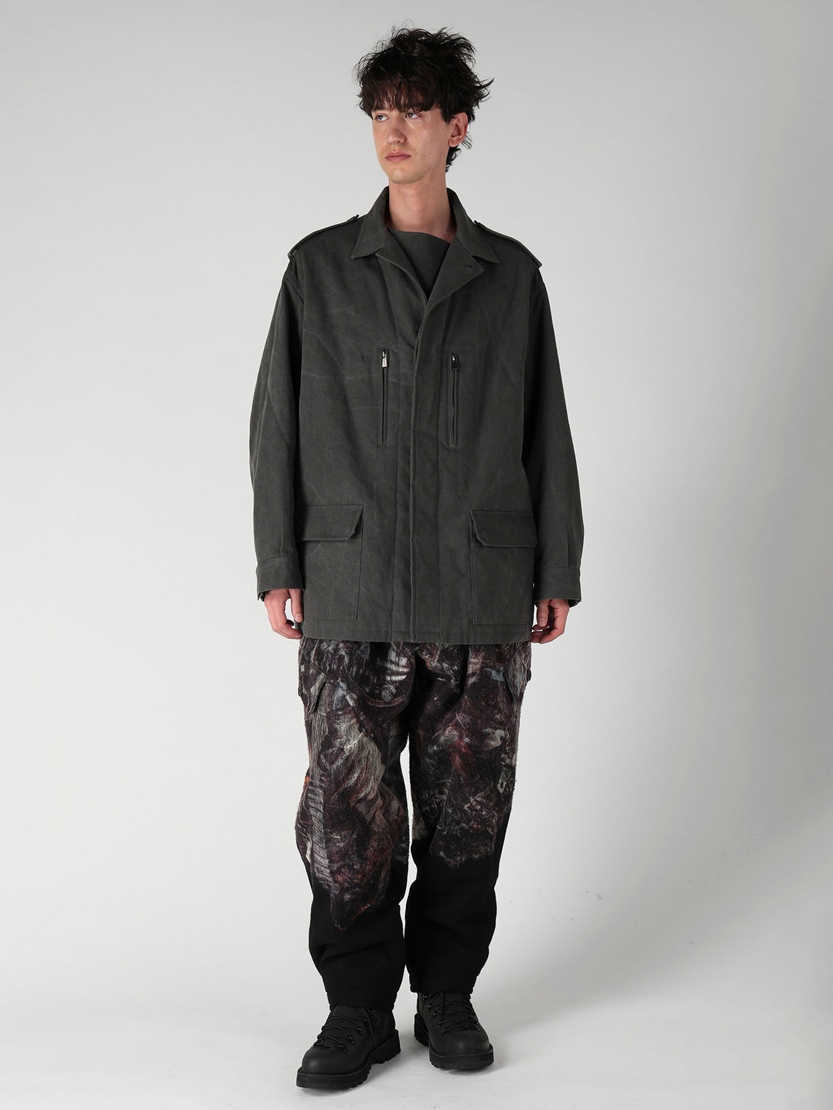 VIYELLA W SCREW HEM BELT PT CARGO PANTS