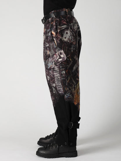 VIYELLA W SCREW HEM BELT PT CARGO PANTS