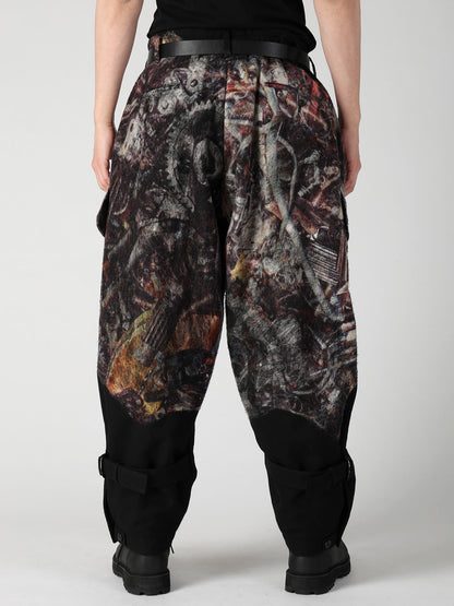 VIYELLA W SCREW HEM BELT PT CARGO PANTS