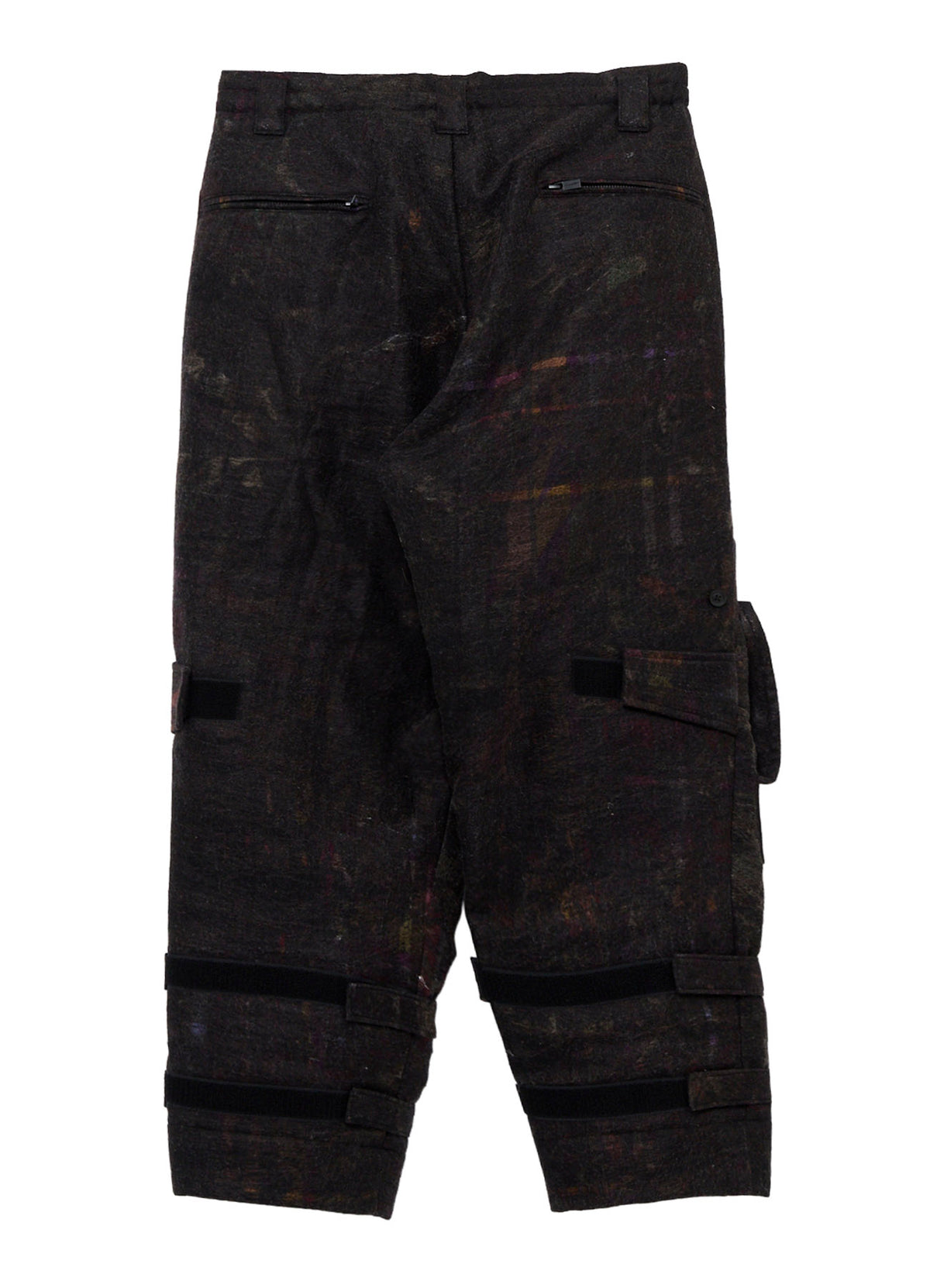 VIYELLA W PLAID PRINT KNEE WORK PANTS