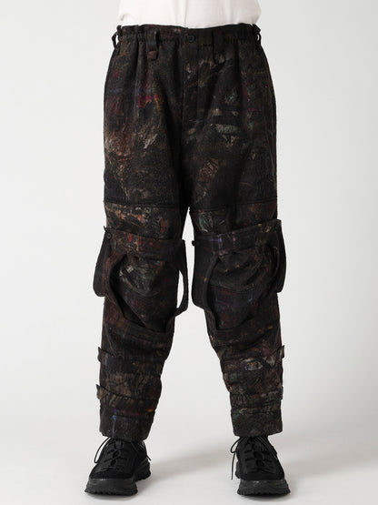 VIYELLA W PLAID PRINT KNEE WORK PANTS