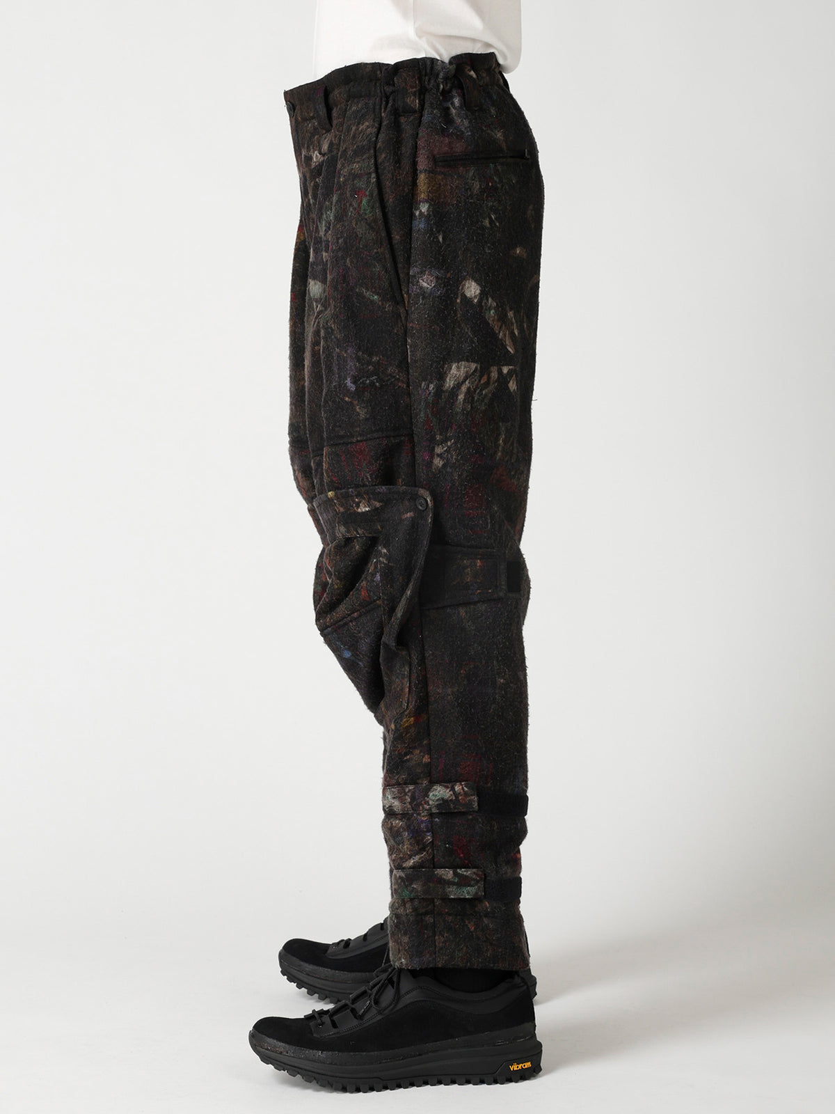 VIYELLA W PLAID PRINT KNEE WORK PANTS
