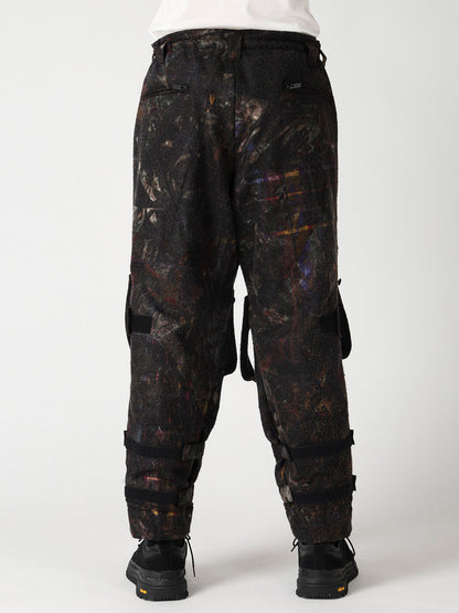 VIYELLA W PLAID PRINT KNEE WORK PANTS