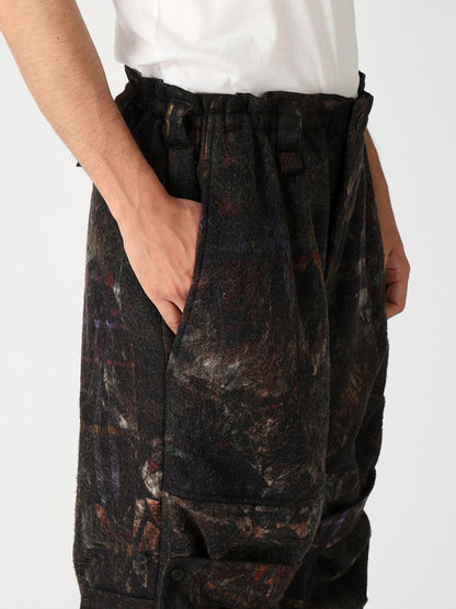 VIYELLA W PLAID PRINT KNEE WORK PANTS