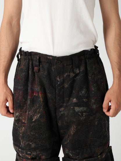 VIYELLA W PLAID PRINT KNEE WORK PANTS