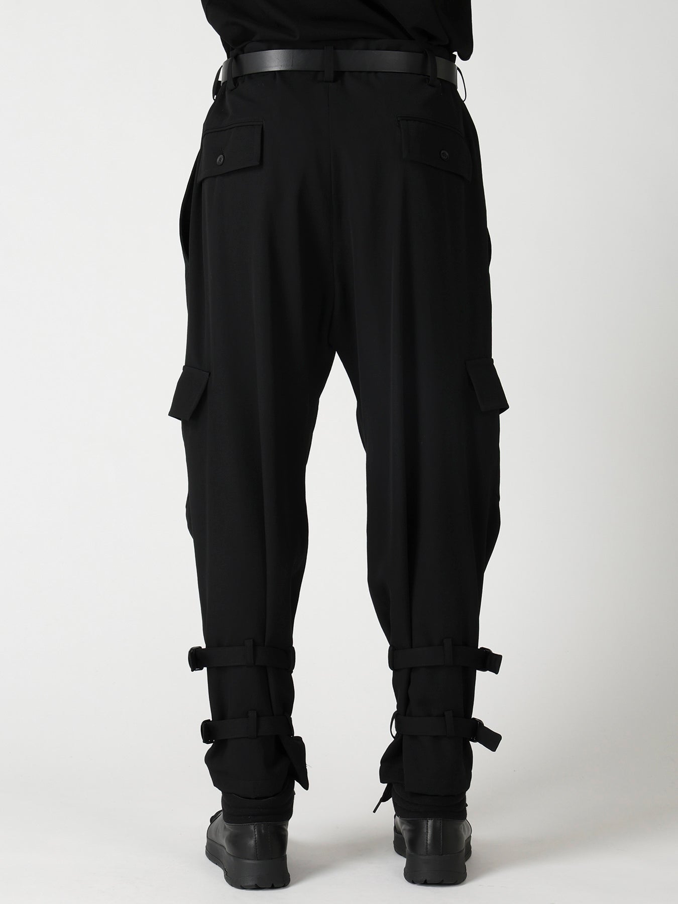 WOOL GABARDINE KNEE PANEL WORK PANTS