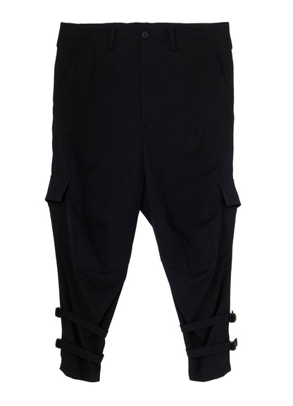 WOOL GABARDINE KNEE PANEL WORK PANTS
