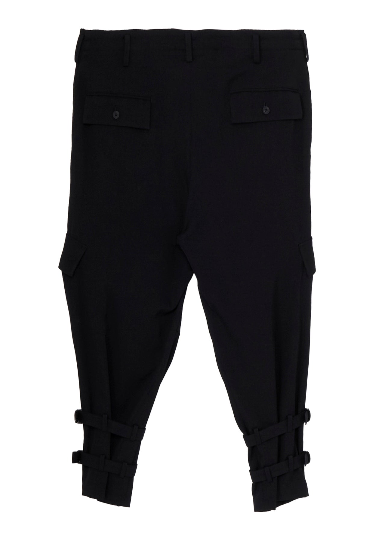 WOOL GABARDINE KNEE PANEL WORK PANTS – THE SHOP YOHJI YAMAMOTO