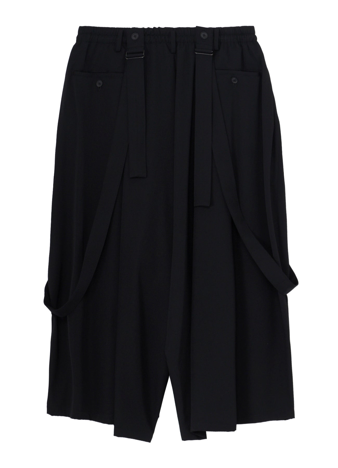 WOOL GABARDINE TWIST PANTS
