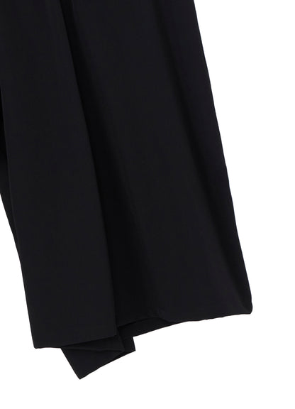 WOOL GABARDINE TWIST PANTS