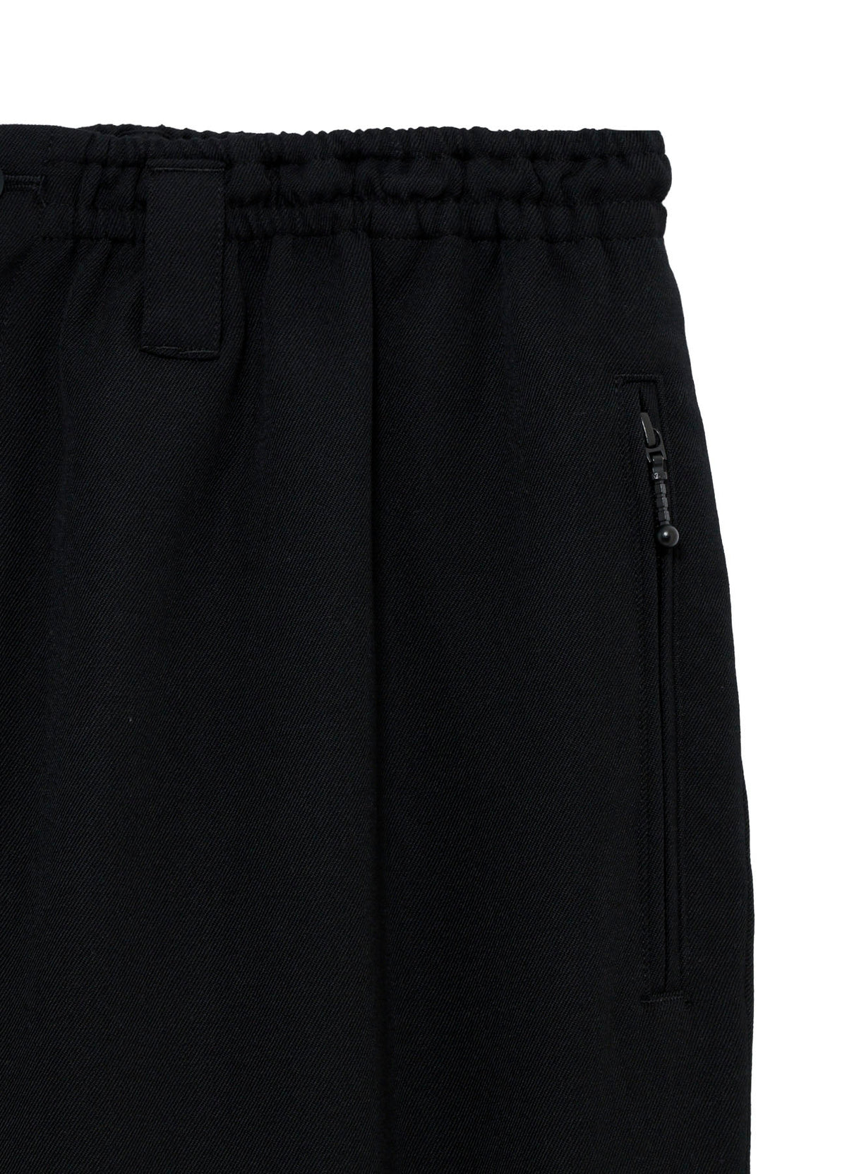 ARMY GABARDINE BALL ZIPPER PANTS