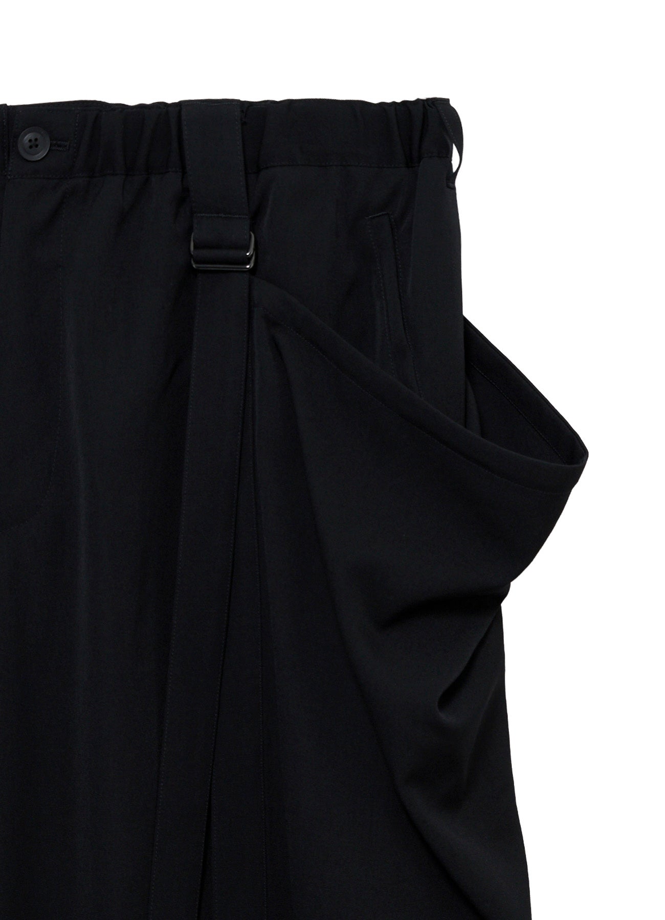 WOOL GABARDINE WRAP PANTS – THE SHOP YOHJI YAMAMOTO