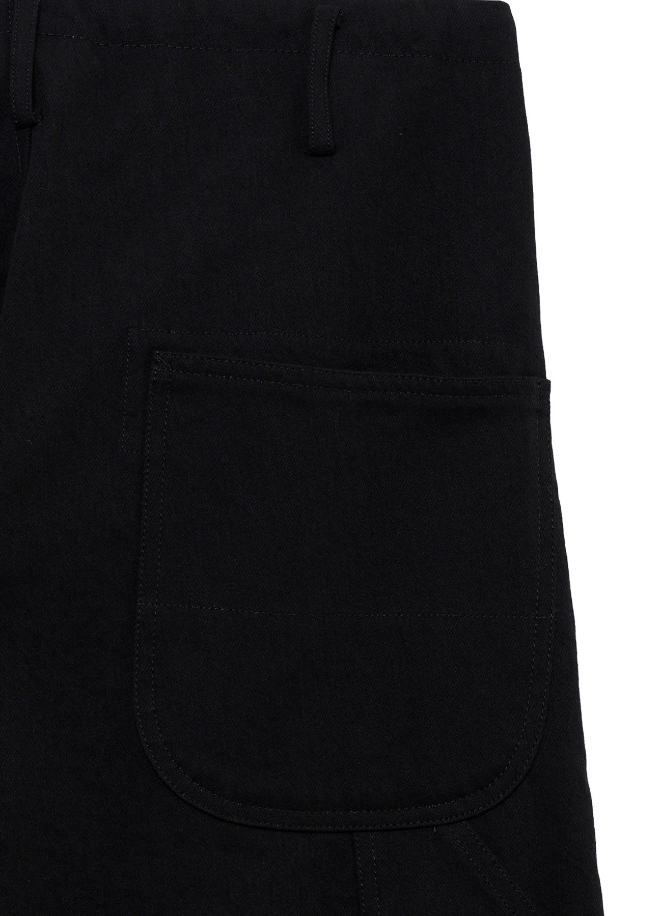 11OZ BLACK DENIM PAINTER PANTS – THE SHOP YOHJI YAMAMOTO