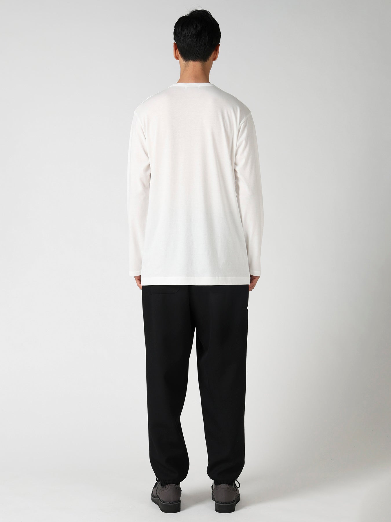 SOFT SINGLE JERSEY ROUND NECK LS TEE