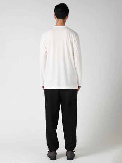 SOFT SINGLE JERSEY ROUND NECK LS TEE