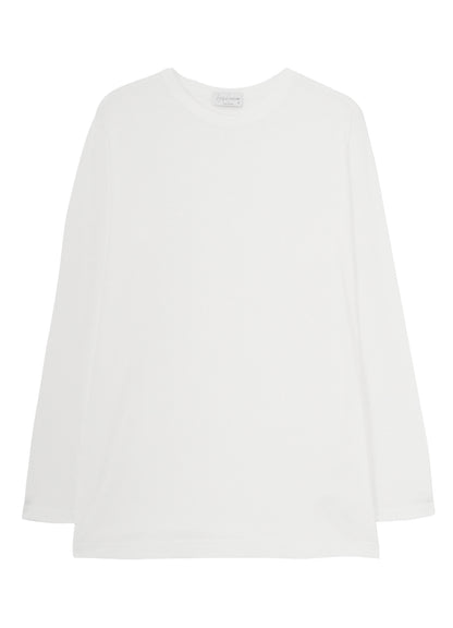 SOFT SINGLE JERSEY ROUND NECK LS TEE