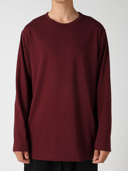 SOFT SINGLE JERSEY ROUND NECK LS TEE