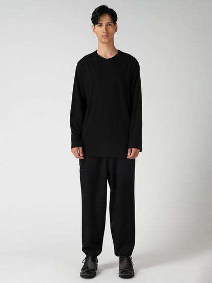 SOFT SINGLE JERSEY ROUND NECK LS TEE