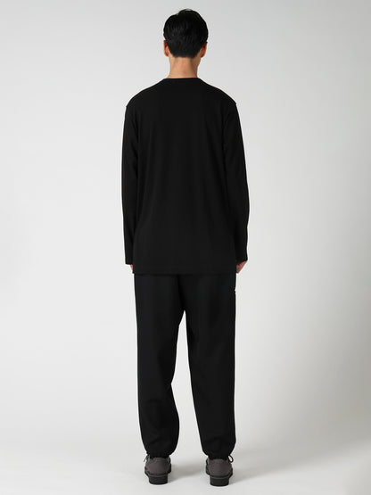 SOFT SINGLE JERSEY ROUND NECK LS TEE