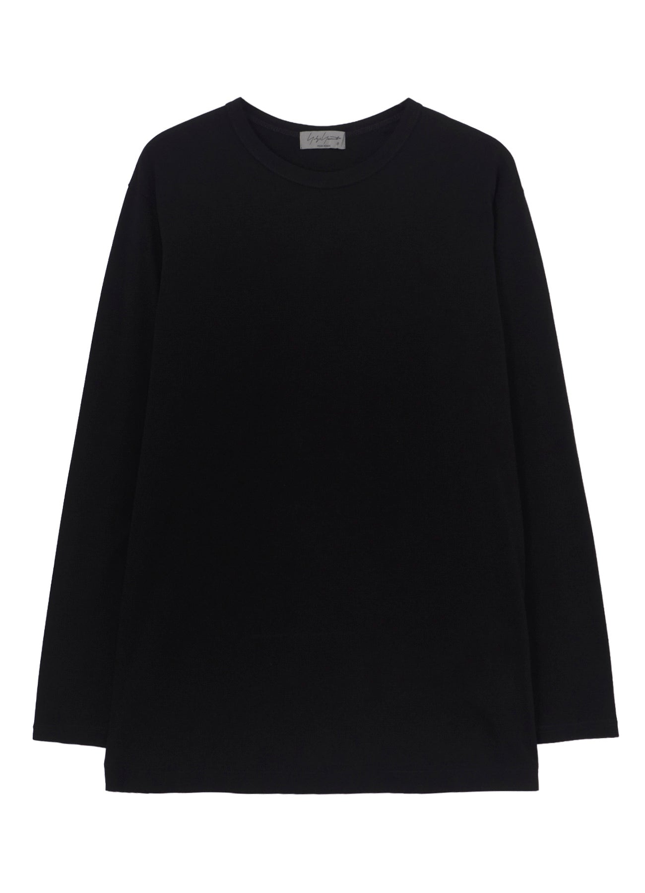 SOFT SINGLE JERSEY ROUND NECK LS TEE