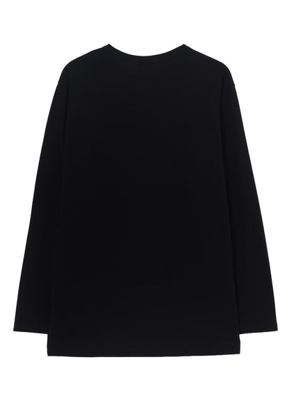 SOFT SINGLE JERSEY ROUND NECK LS TEE