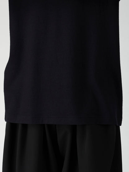 140S WOOL SINGLE JERSEY TURTLE NECK LONG SLV PO