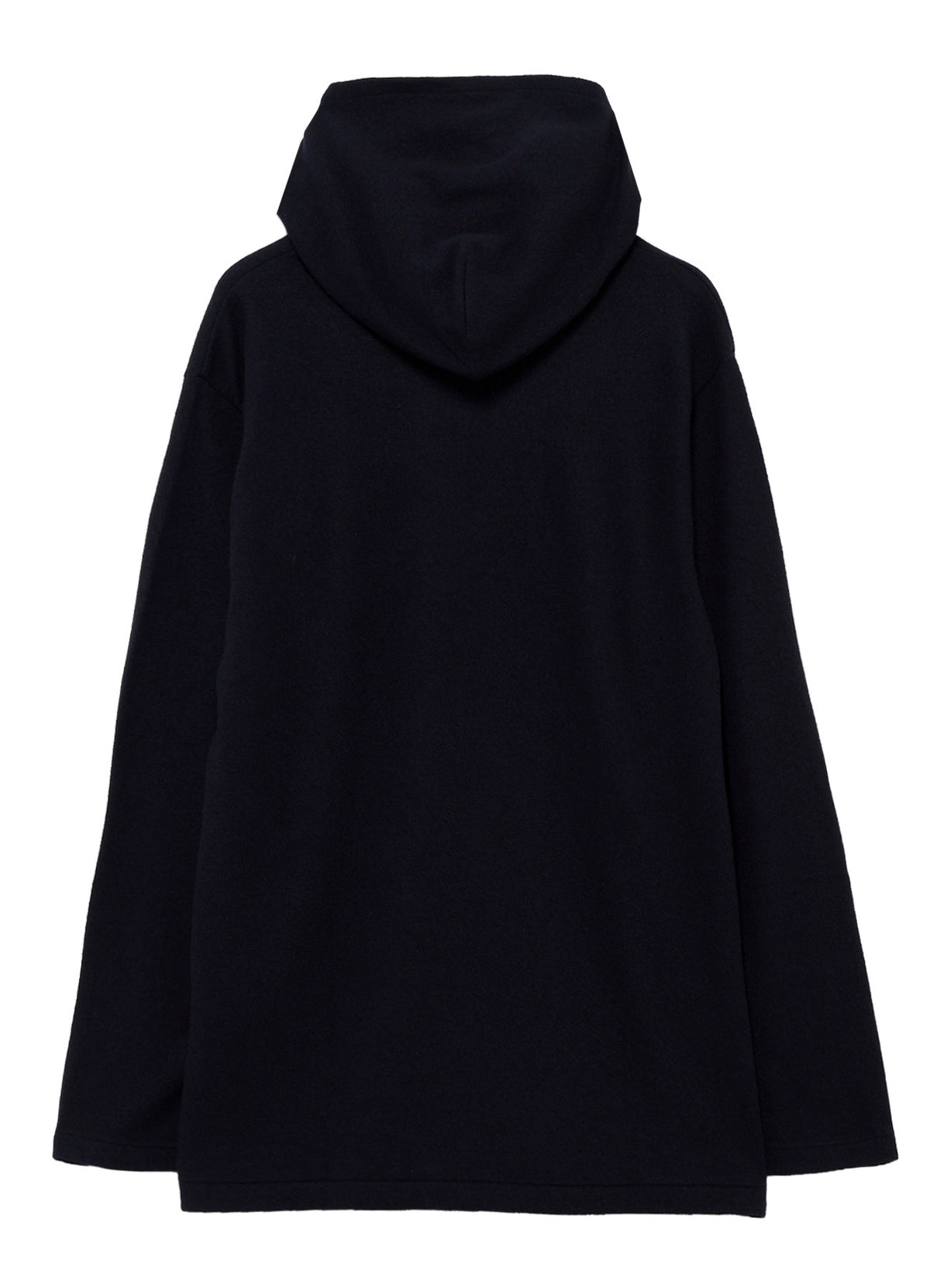140S WOOL SINGLE JERSEY  HOODED LONG SLV T