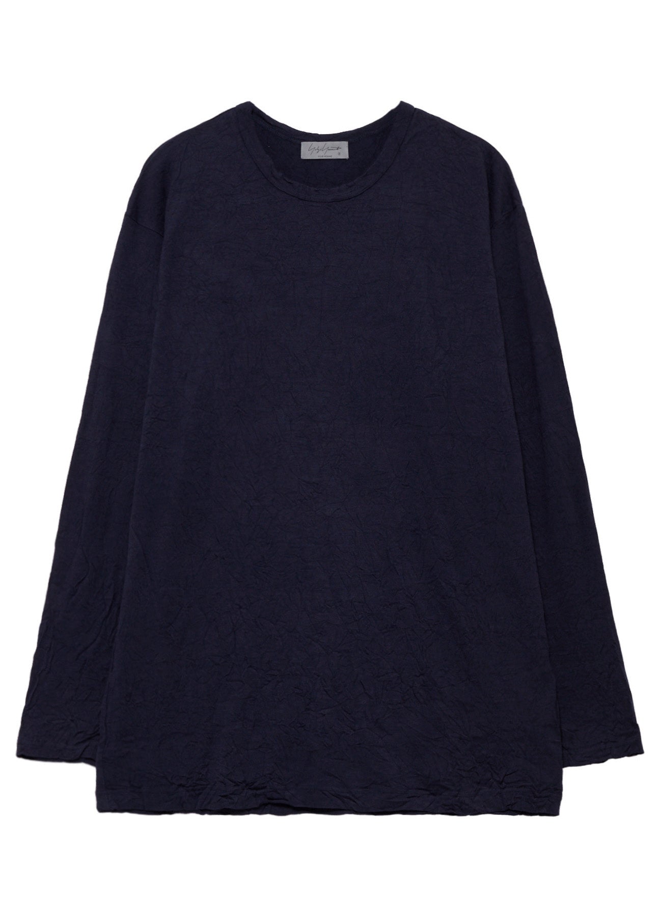 100S WOOL SINGLE JERSEY ROUND NECK LONG SLV T – THE SHOP YOHJI