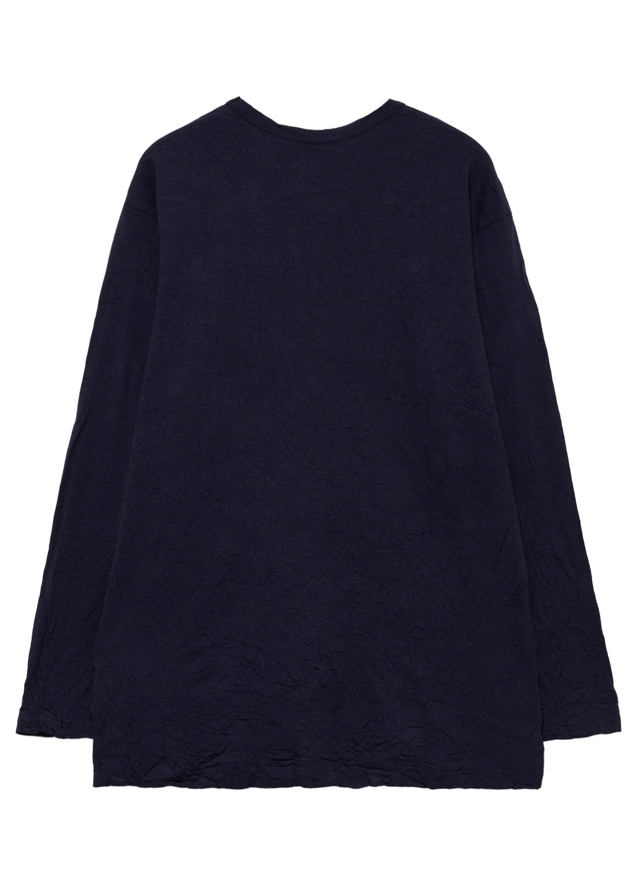 100S WOOL SINGLE JERSEY ROUND NECK LONG SLV T – THE SHOP YOHJI