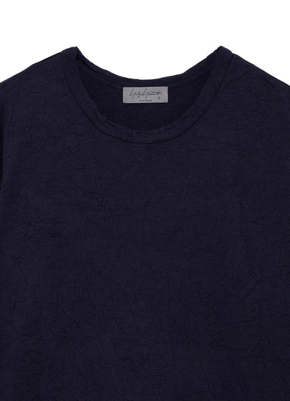 100S WOOL SINGLE JERSEY ROUND NECK LONG SLV T