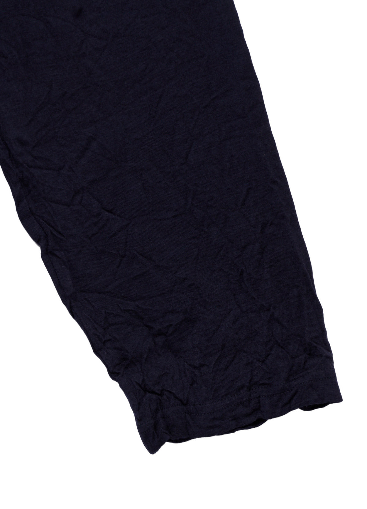 100S WOOL SINGLE JERSEY ROUND NECK LONG SLV T