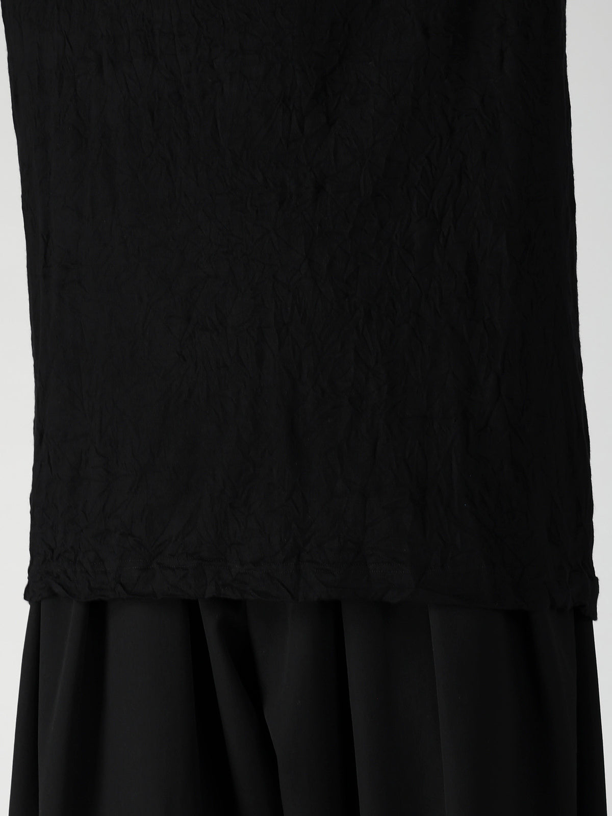 100S WOOL SINGLE JERSEY ROUND NECK LONG SLV T