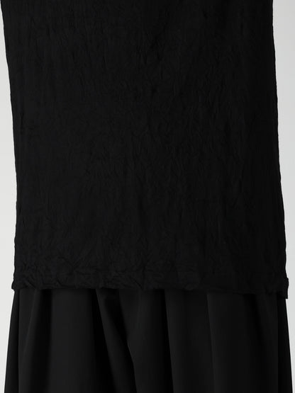 100S WOOL SINGLE JERSEY ROUND NECK LONG SLV T