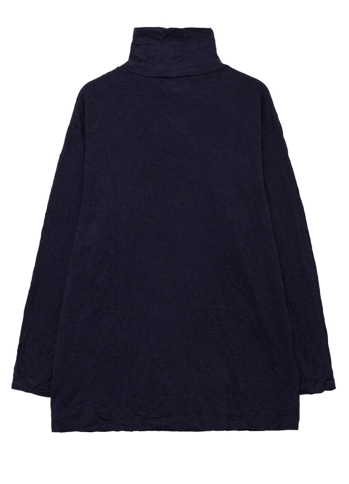 100S WOOL SINGLE JERSEY TURTLE NECK LONG SLV PO