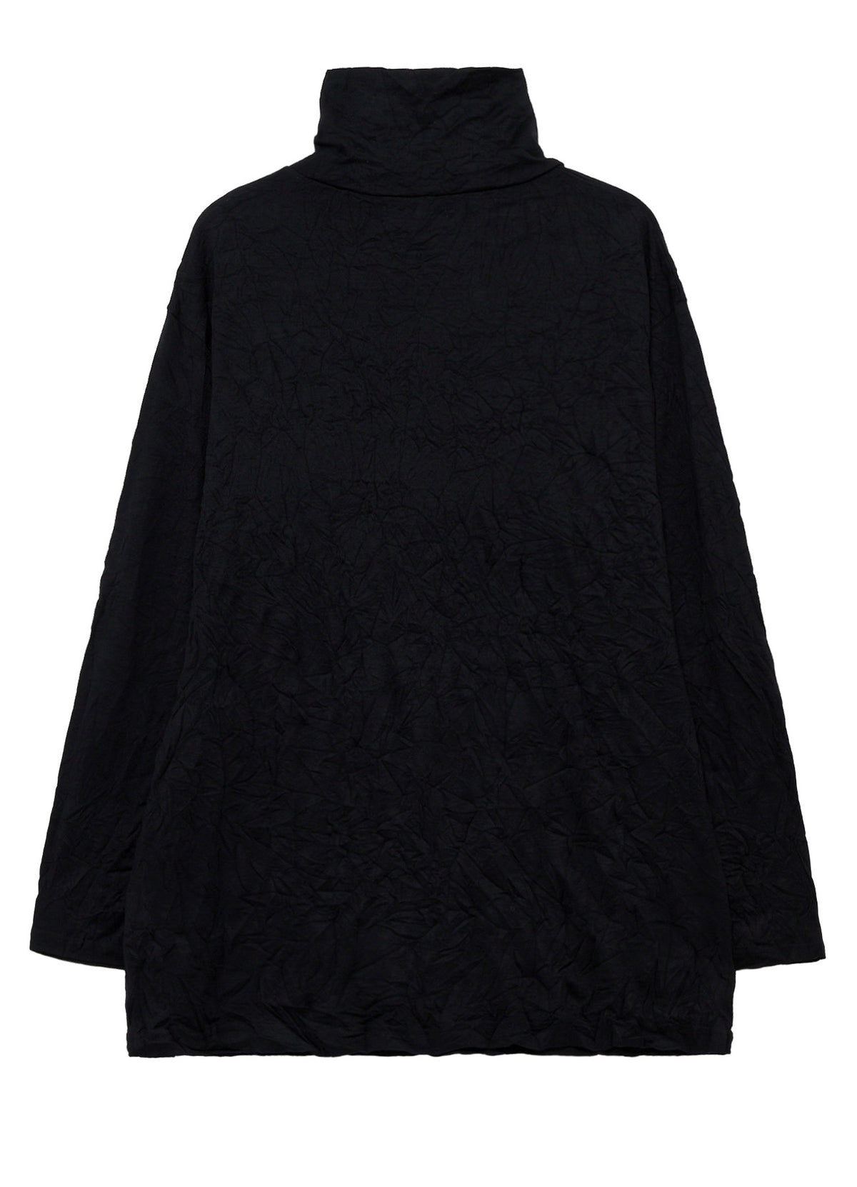100S WOOL SINGLE JERSEY TURTLE NECK LONG SLV PO