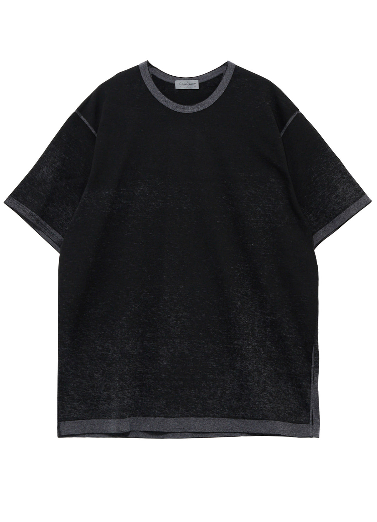 DENSE SINGLE JERSEY ROUND NECK SHORT SLV T