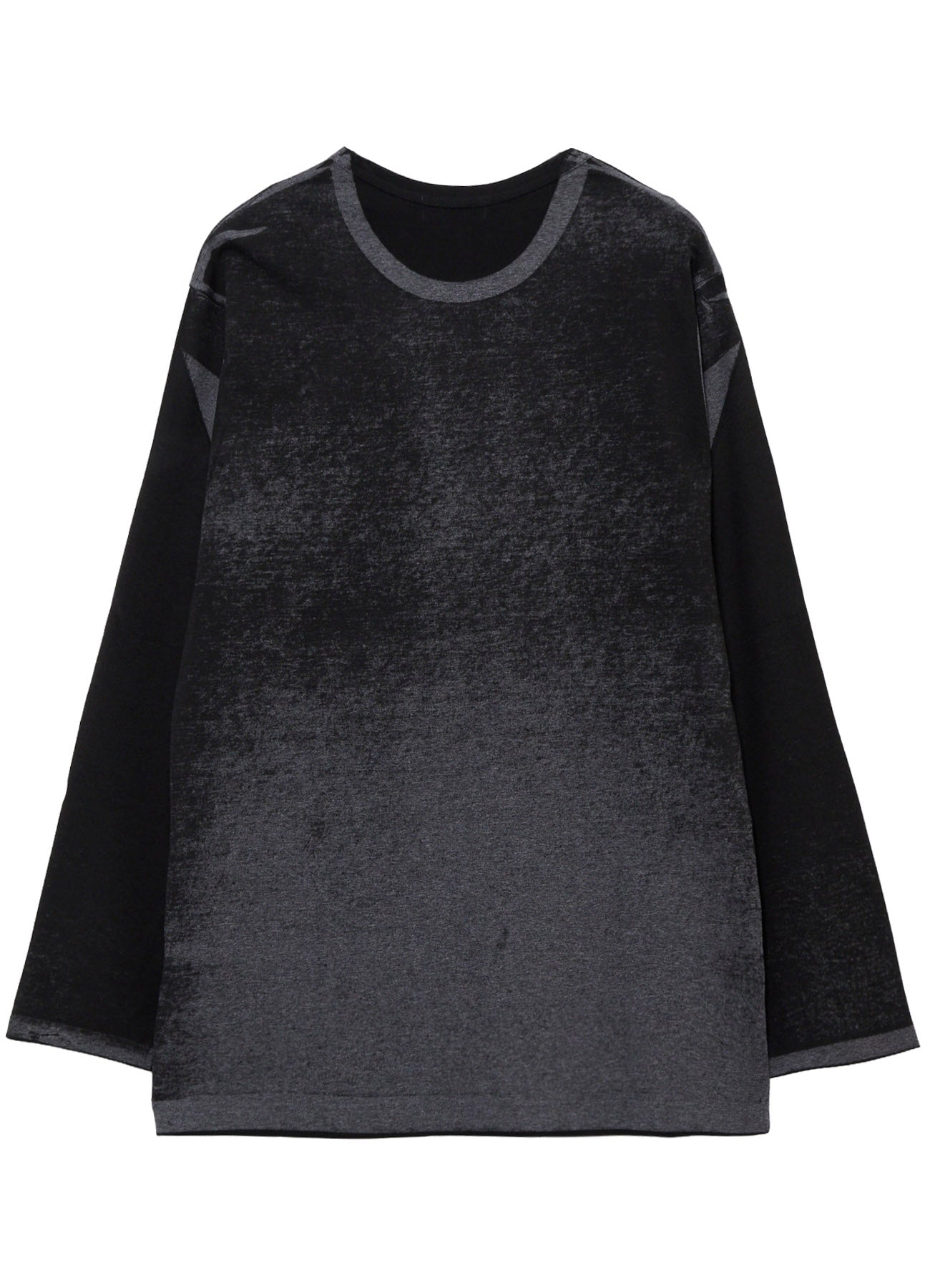 DENSE SINGLE JERSEY ROUND NECK LONG SLV T – THE SHOP YOHJI YAMAMOTO
