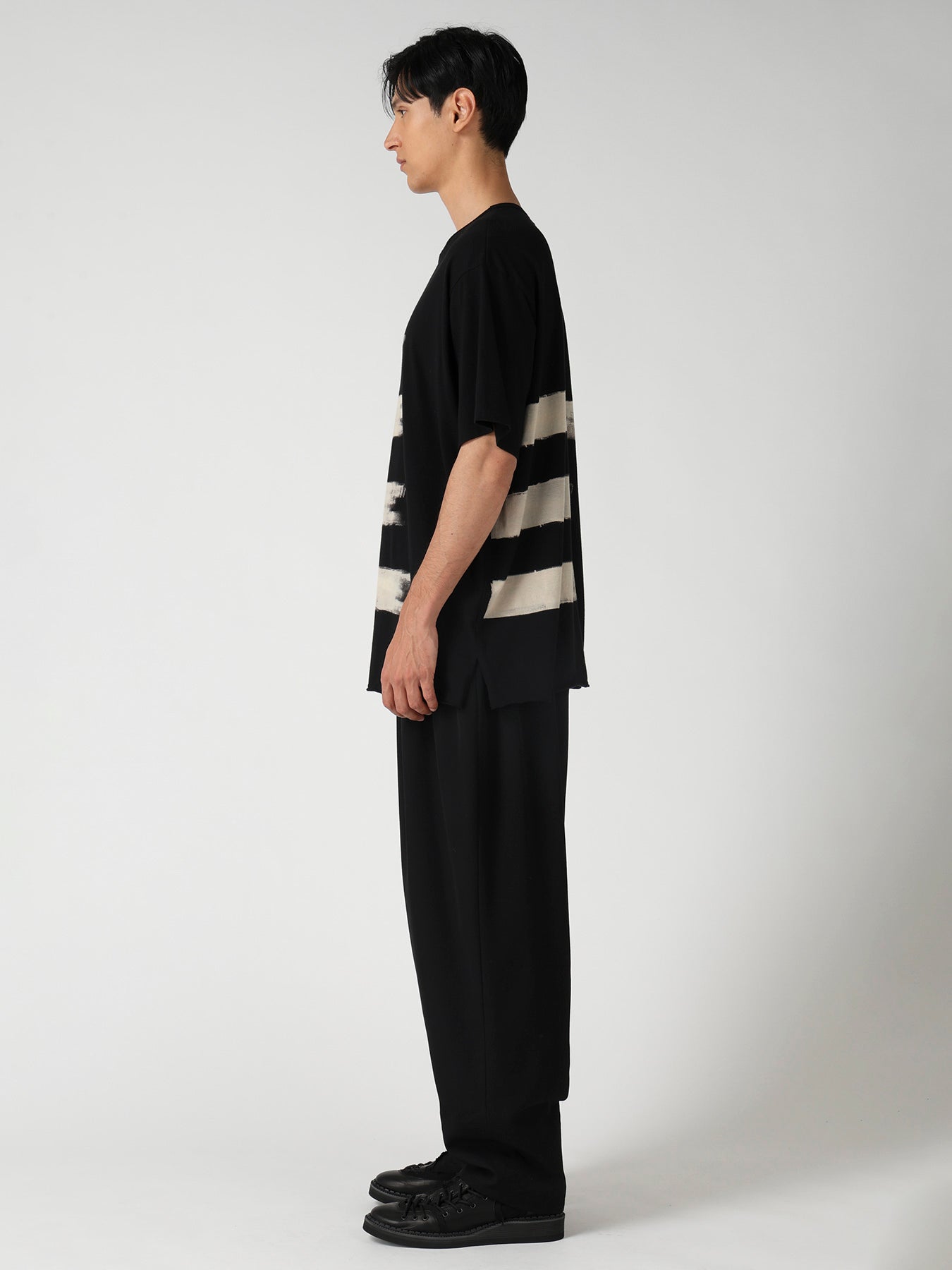 COTTON SINGLE JERSEY ROUND NECK SHORT SLV T