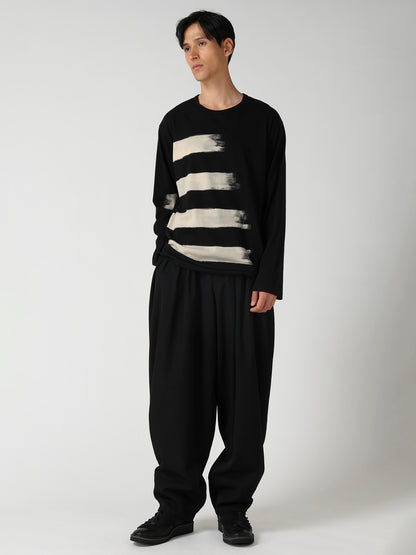 COTTON SINGLE JERSEY ROUND NECK LONG SLV T