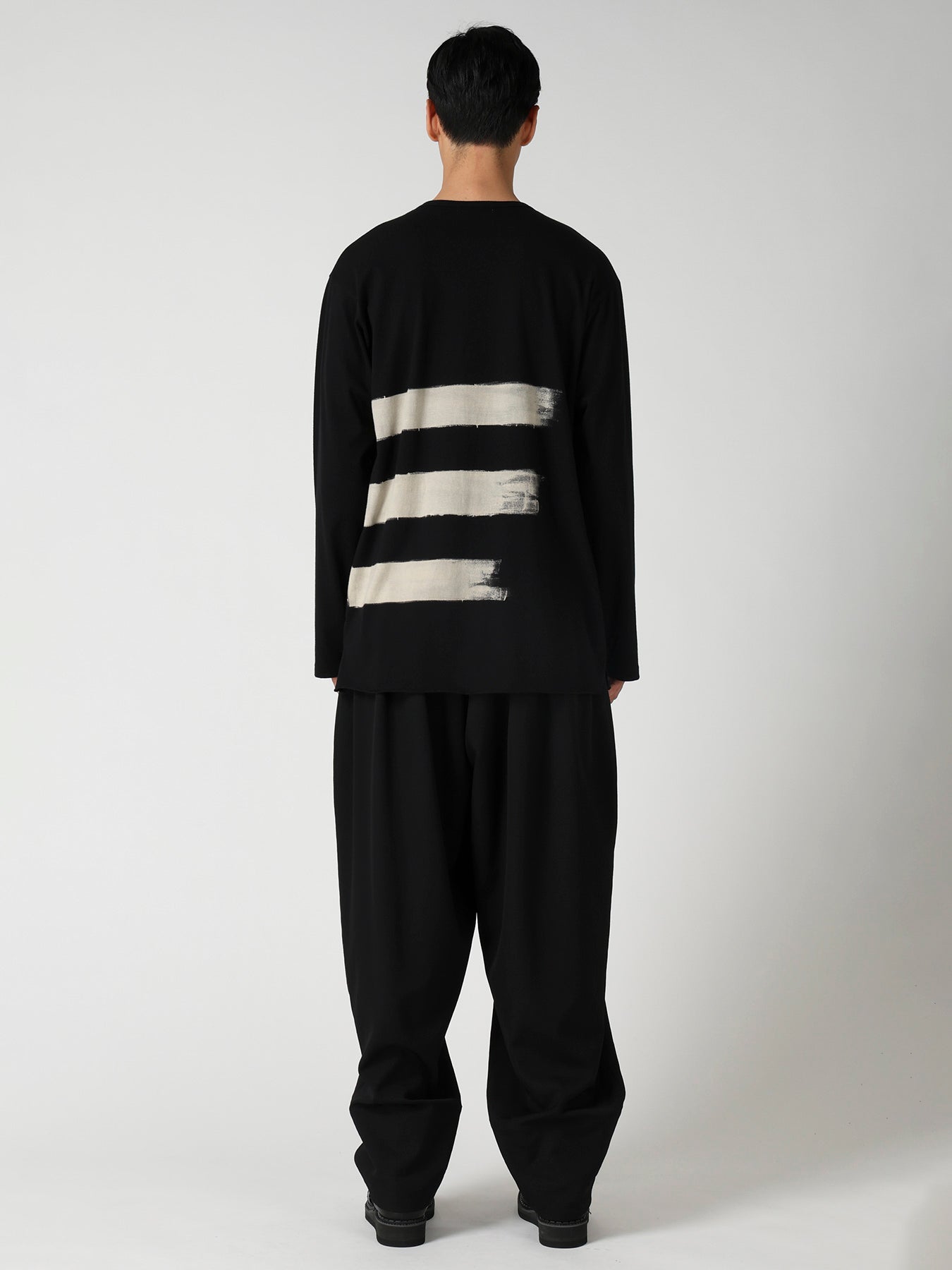 COTTON SINGLE JERSEY ROUND NECK LONG SLV T