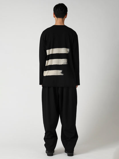 COTTON SINGLE JERSEY ROUND NECK LONG SLV T