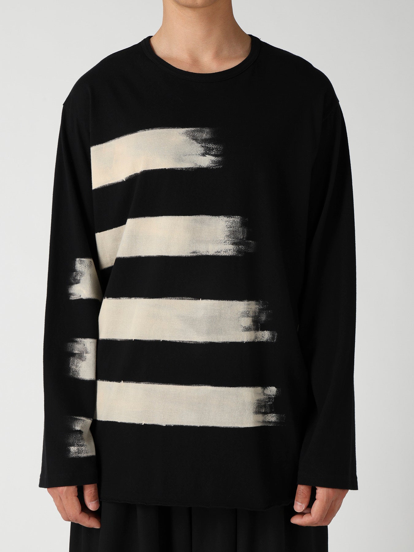 COTTON SINGLE JERSEY ROUND NECK LONG SLV T