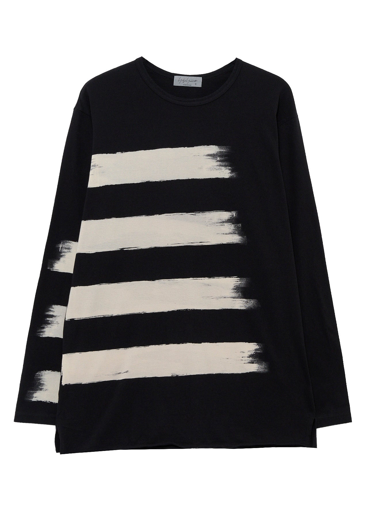 COTTON SINGLE JERSEY ROUND NECK LONG SLV T